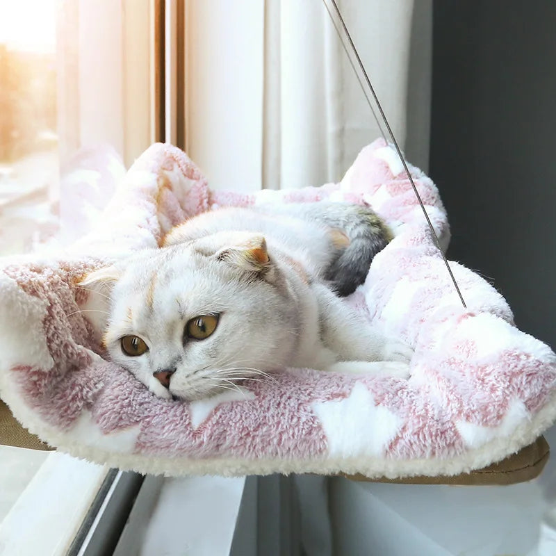 Pet Cat Hammock Aerial Hanging Cat Bed Cats Bed