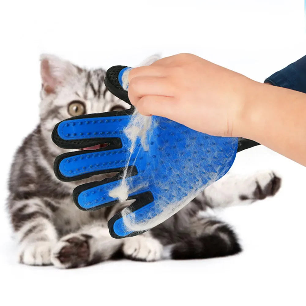 Cats Pet Products Hair Removal Brush Wool Gloves Cat