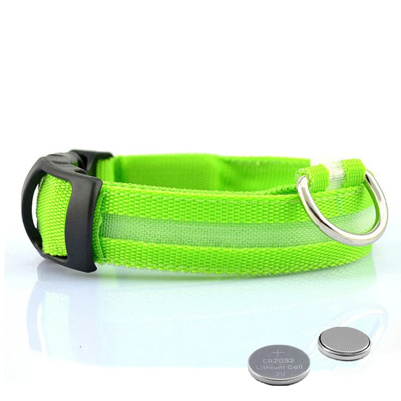 Led Dog Collar Light Anti-lost Collar For Dogs Puppies  Supplies