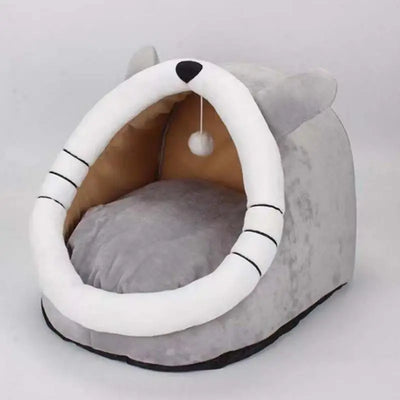 Pet Tent Cave Bed for Cats Small Dogs Self-Warming Cat